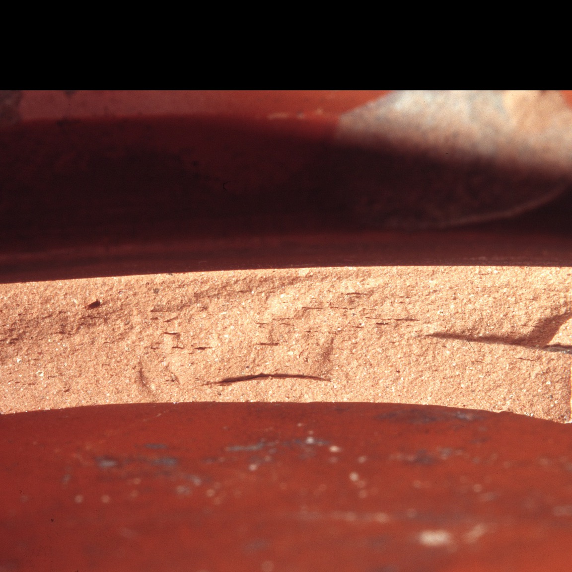 Plate 21: Fresh sherd break of LEZ SA 2 (width of field 24 mm)
