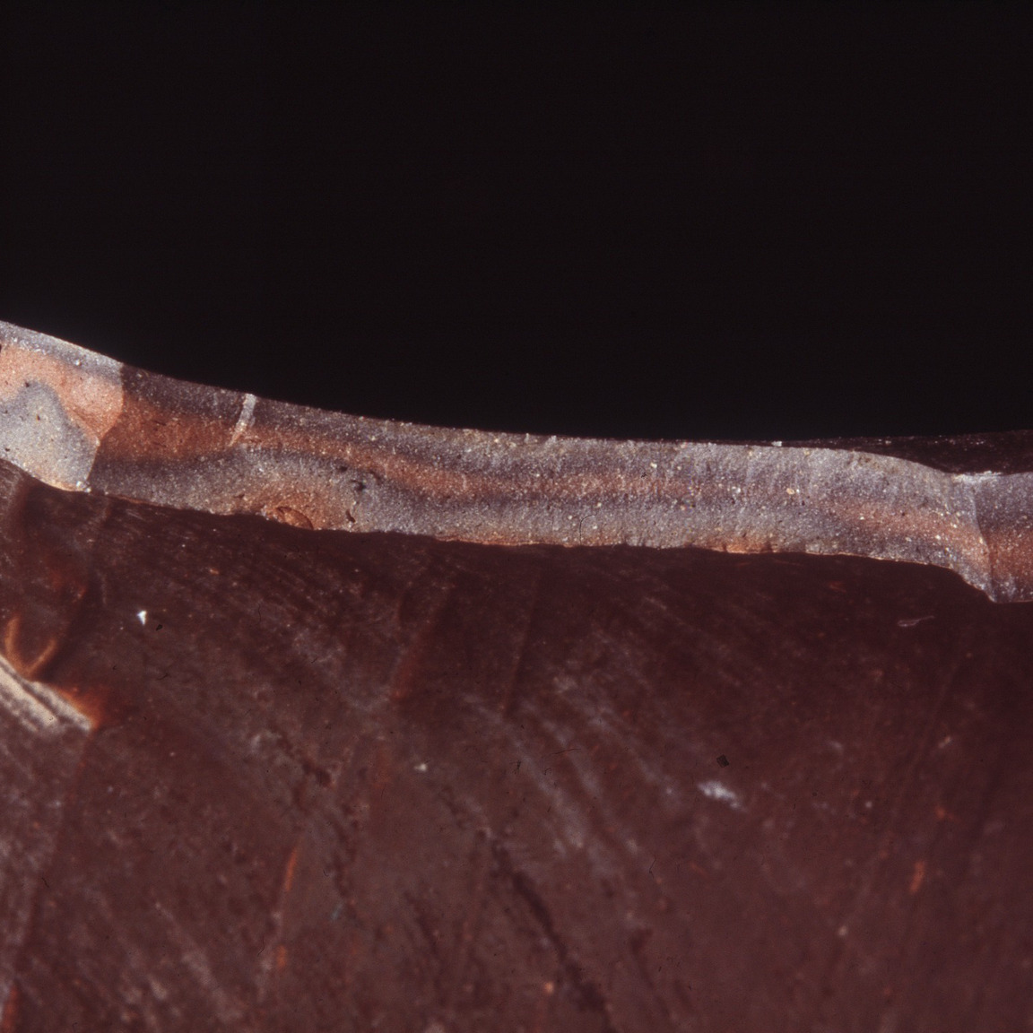Plate 43: Fresh sherd break of MOS BS (width of field 24 mm)