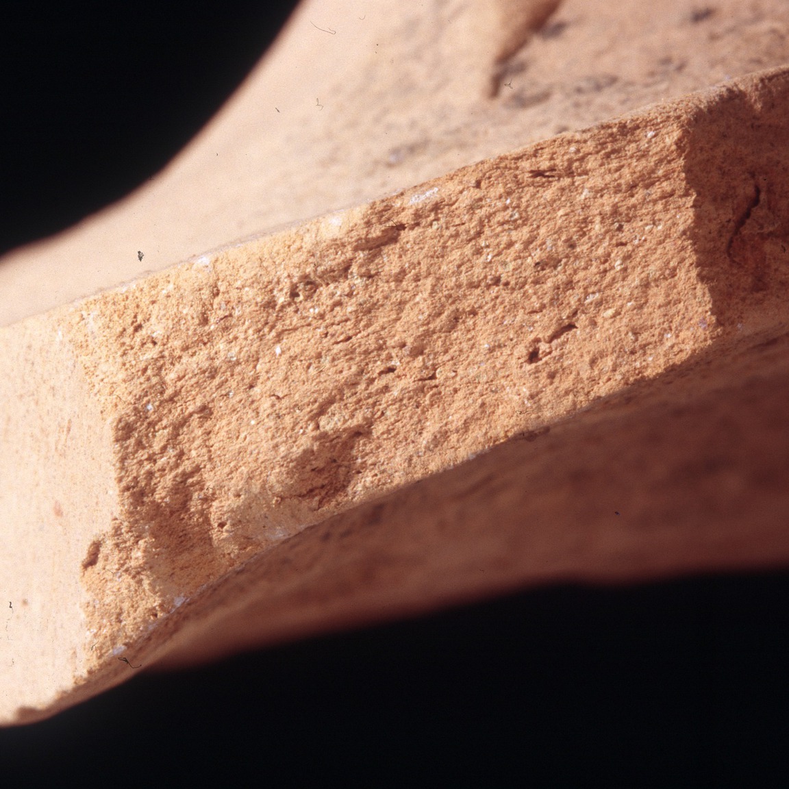 Plate 87: Fresh sherd break of RHO AM 1 (width of field 24 mm)