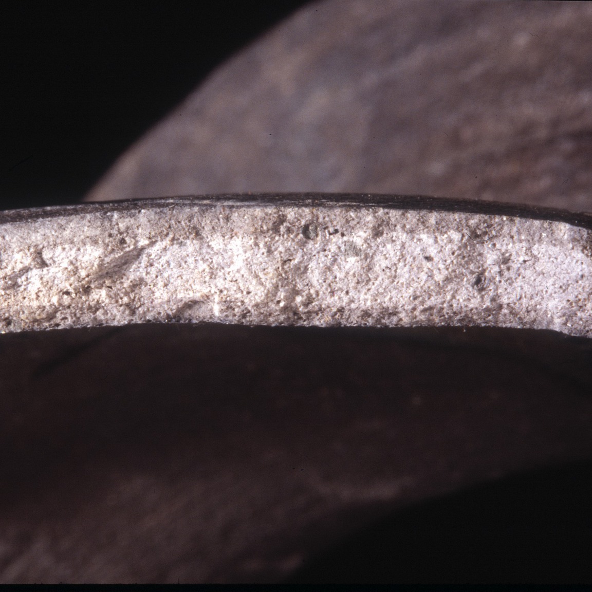 Plate 112: Fresh sherd break of ALH RE (width of field 24 mm)