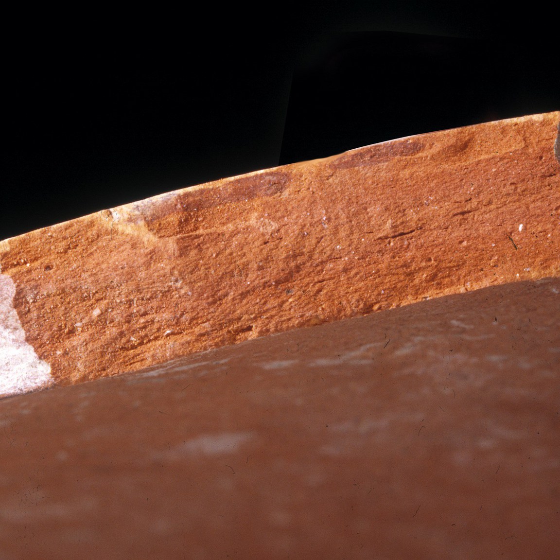Plate 122: Fresh sherd break of SVW OX 2 (width of field 24 mm)