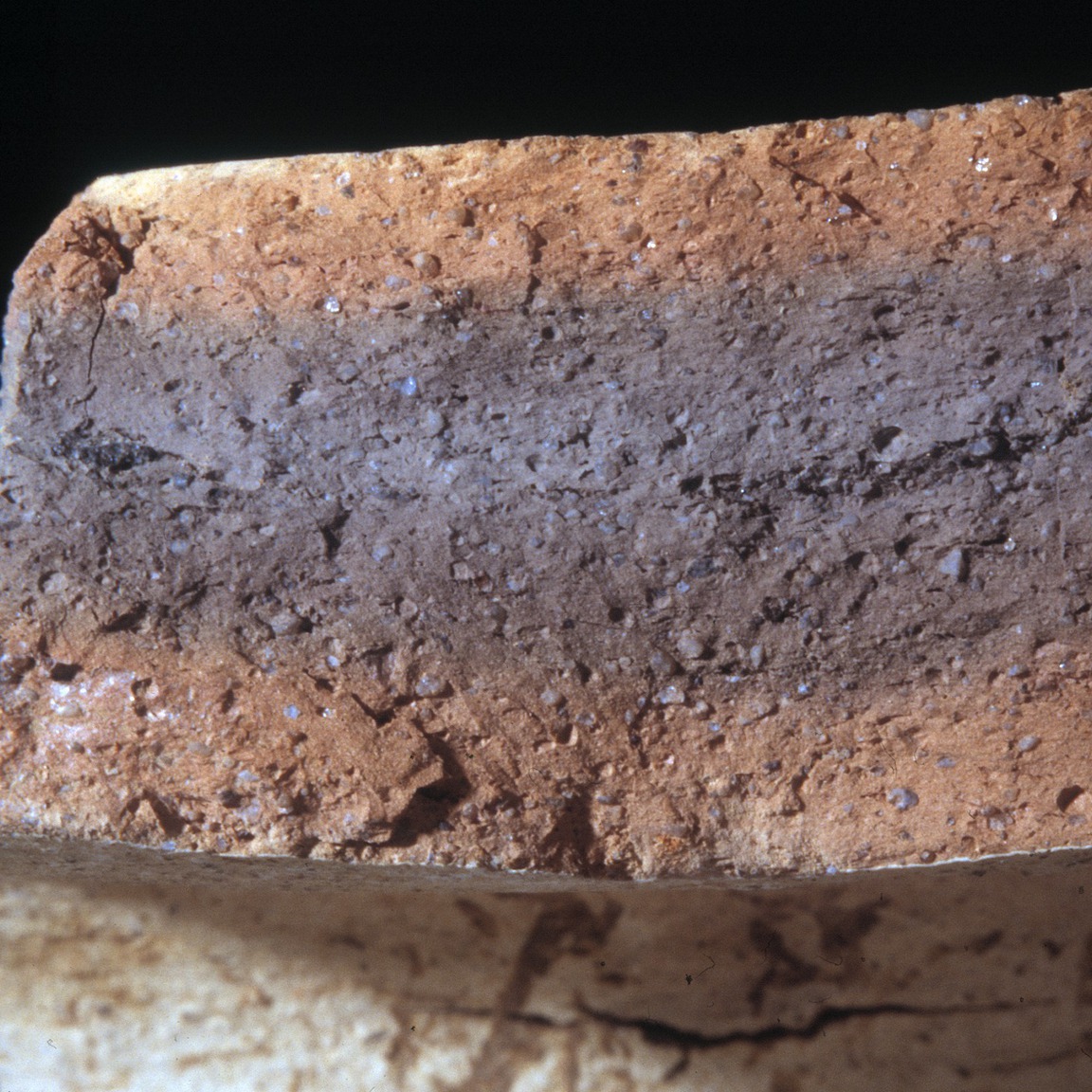 Plate 158: Fresh sherd break of MAH WS (width of field 24 mm)