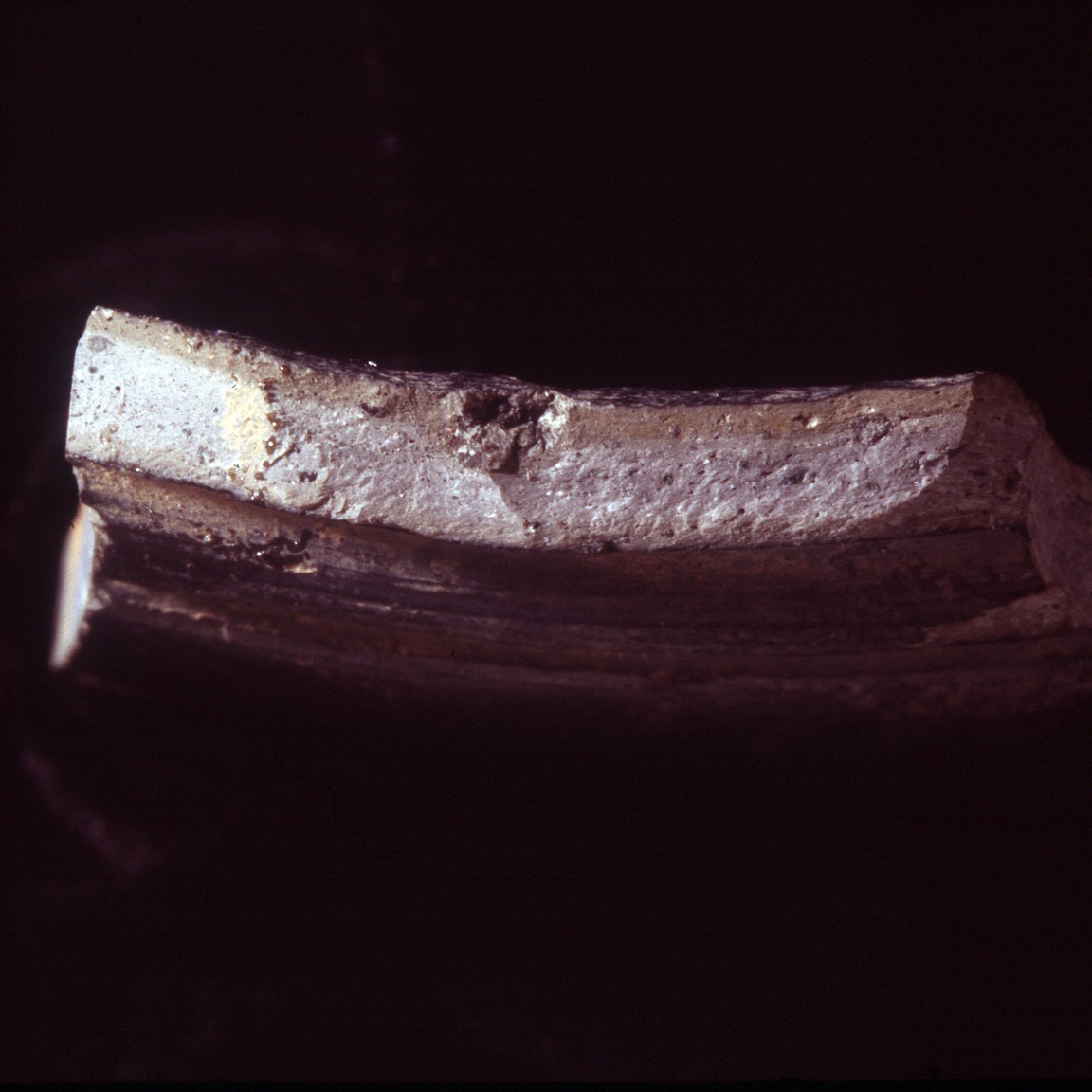 Plate 169: Fresh sherd break of ROS FR (width of field 24 mm)