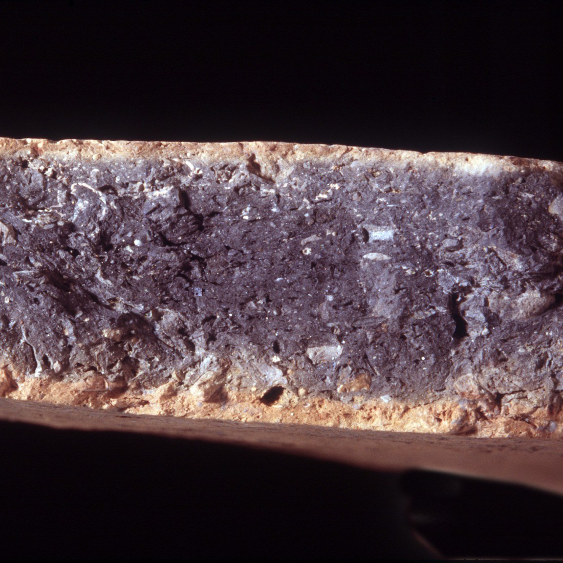 Plate 175: Fresh sherd break of PNK GT (width of field 24 mm)
