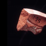 Plate 10: Fresh sherd break of GAB TR 2 (width of field 24 mm). Click to see a larger version