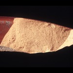 Plate 20: Fresh sherd break of LEZ SA 1 (width of field 24 mm). Click to see a larger version